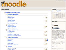 Tablet Screenshot of moodle.cpuschools.org